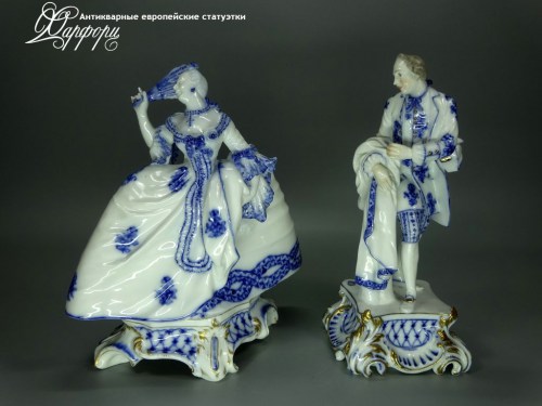 Купить фарфоровые статуэтки Nymphenburg, Золотой век, Германия